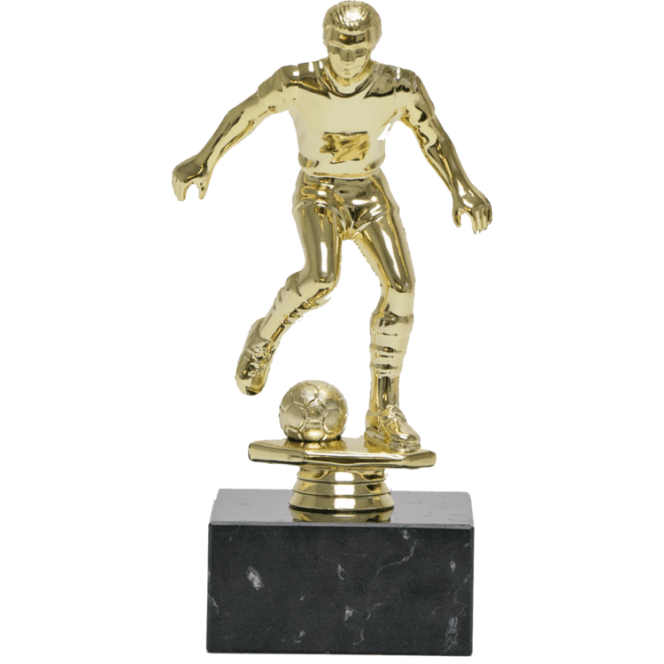 Champions Series Trophy on Black Marble Base