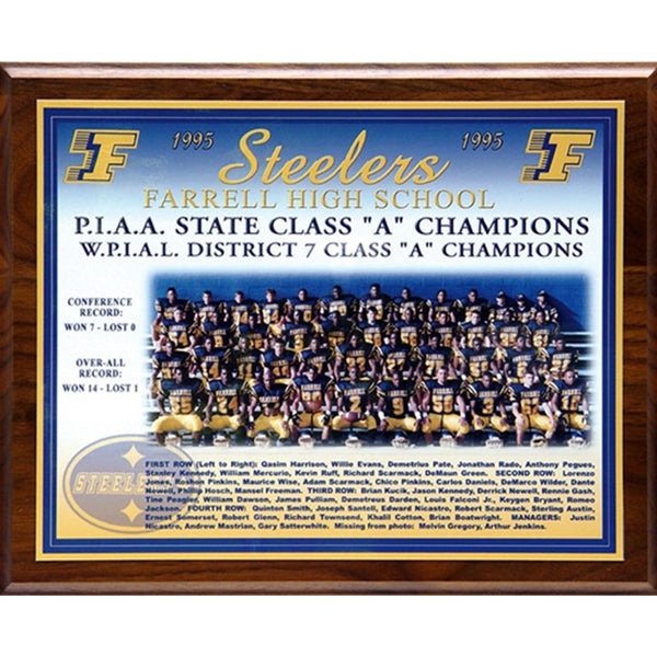 State Championship Plaque