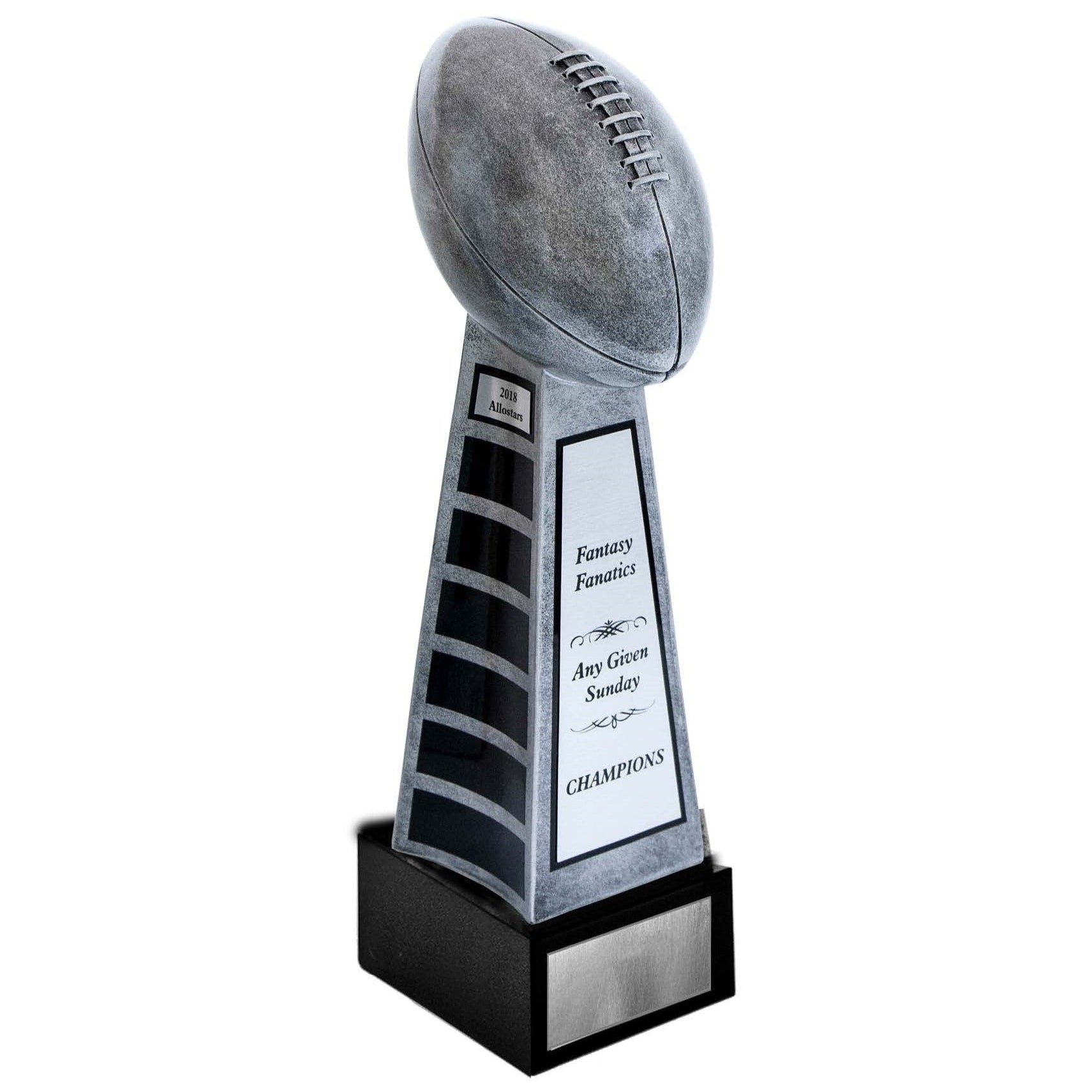 Silver Football Sport Tower
