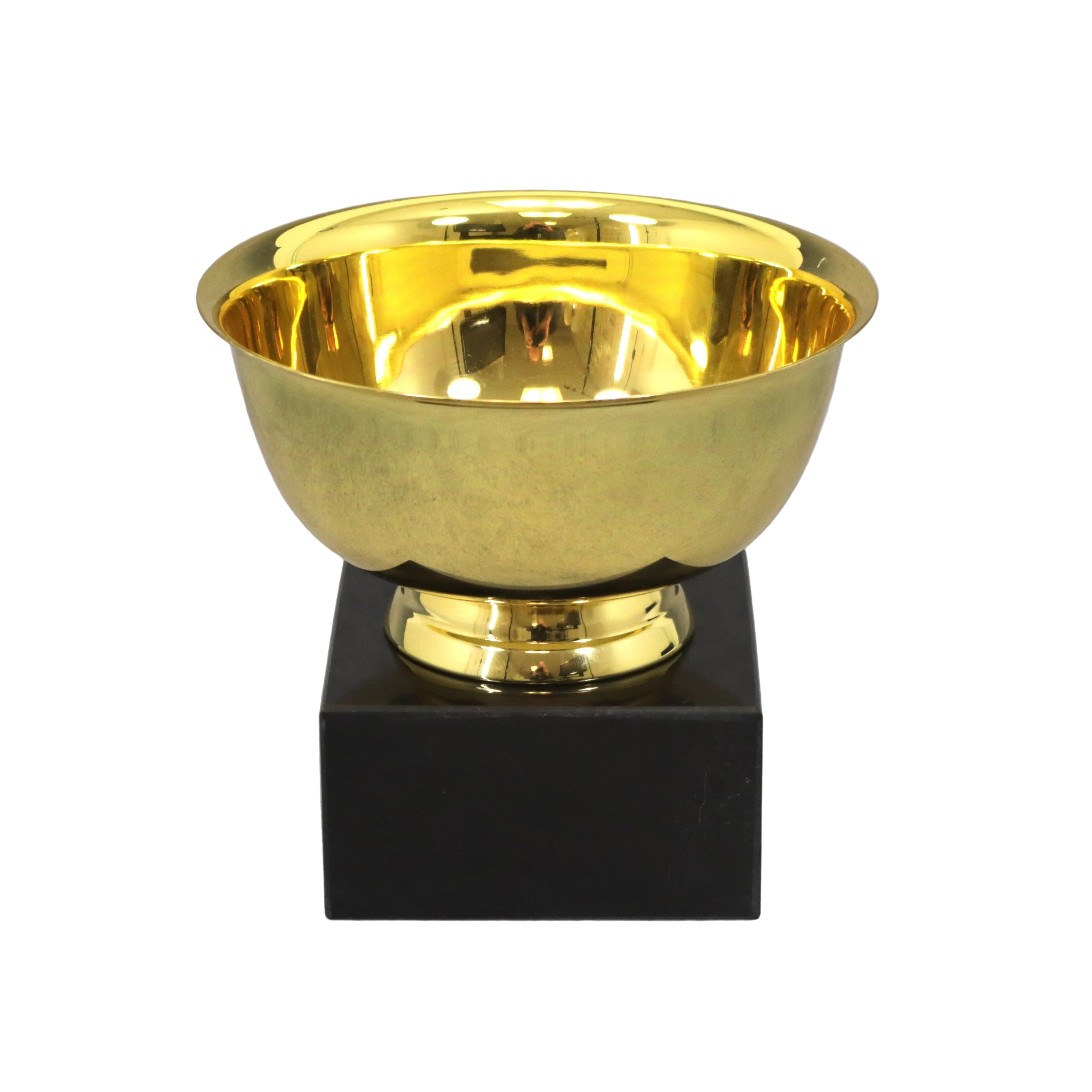 Gold Revere Bowl on Marble Base