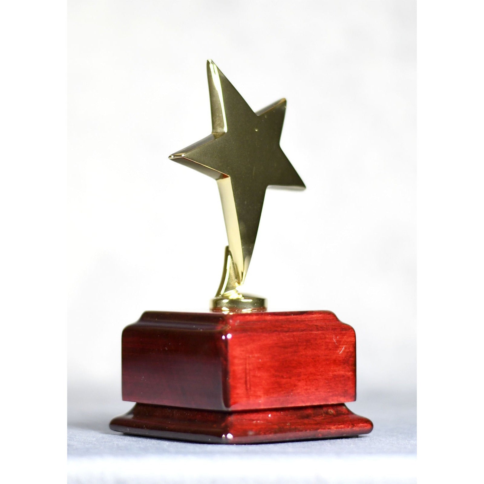 Star Performer Gold Star on Rosewood Base