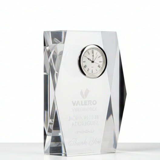 Acrylic Clear w/Clock