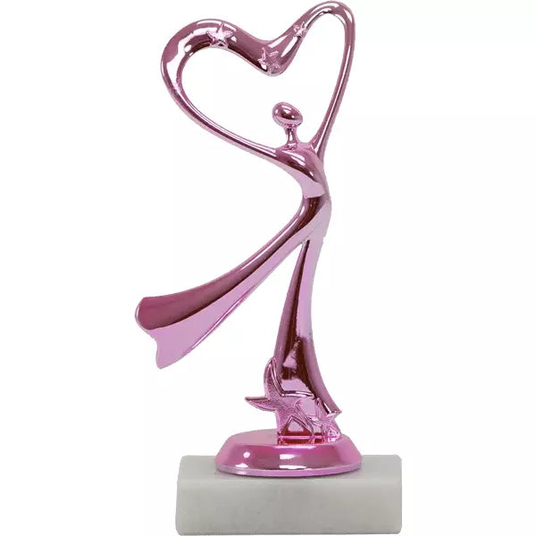 Modern Dance Figure Pretty in Pink Trophy